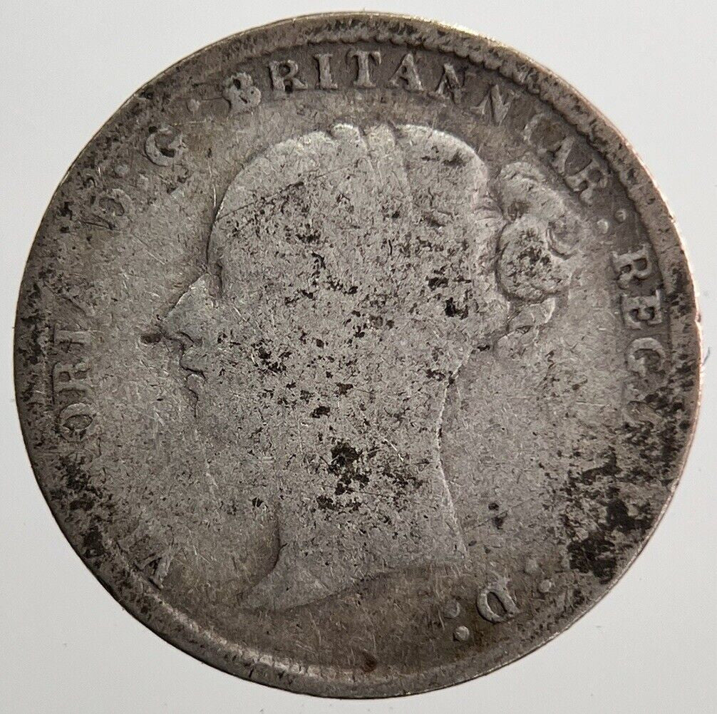 1884 Victoria Threepence Silver Coin | Fair Grade | a7227