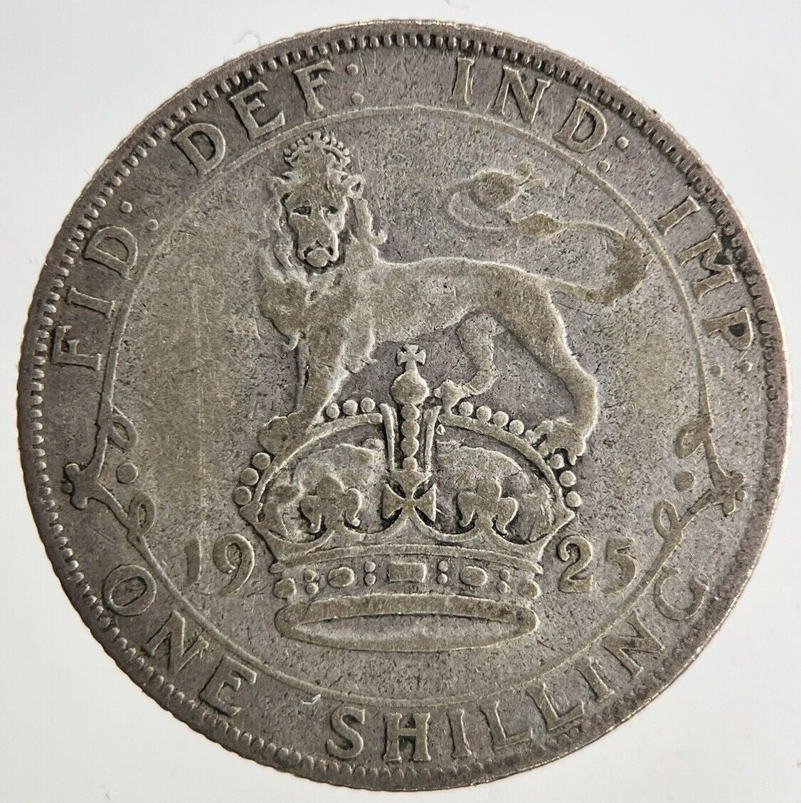 1925 George V One Shilling Silver Coin | Collectable Grade