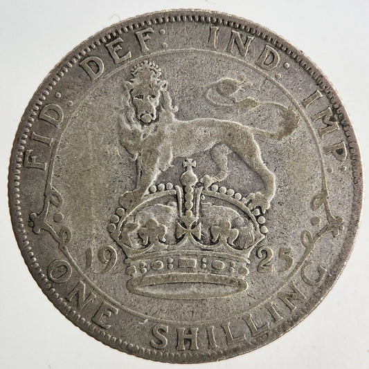 1925 George V One Shilling Silver Coin | Collectable Grade