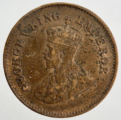 1914 India 1/2 Half Pice Coin | Fine Collectable Grade | a825