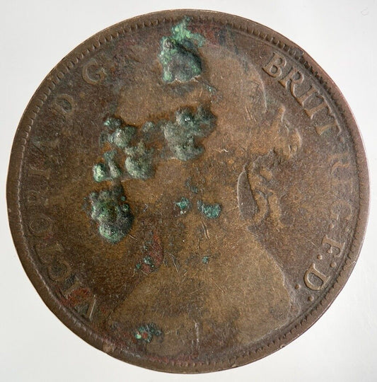 1884 Victoria One Penny Coin | Collectable Grade