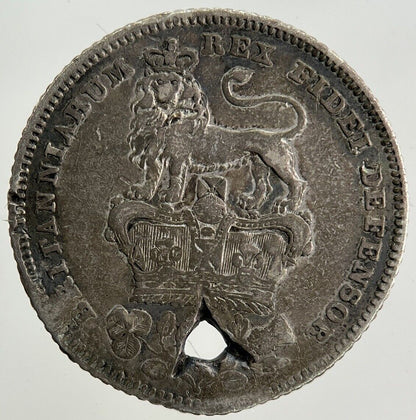 1826 George IV Sixpence Silver Coin | Fine Collectable Grade