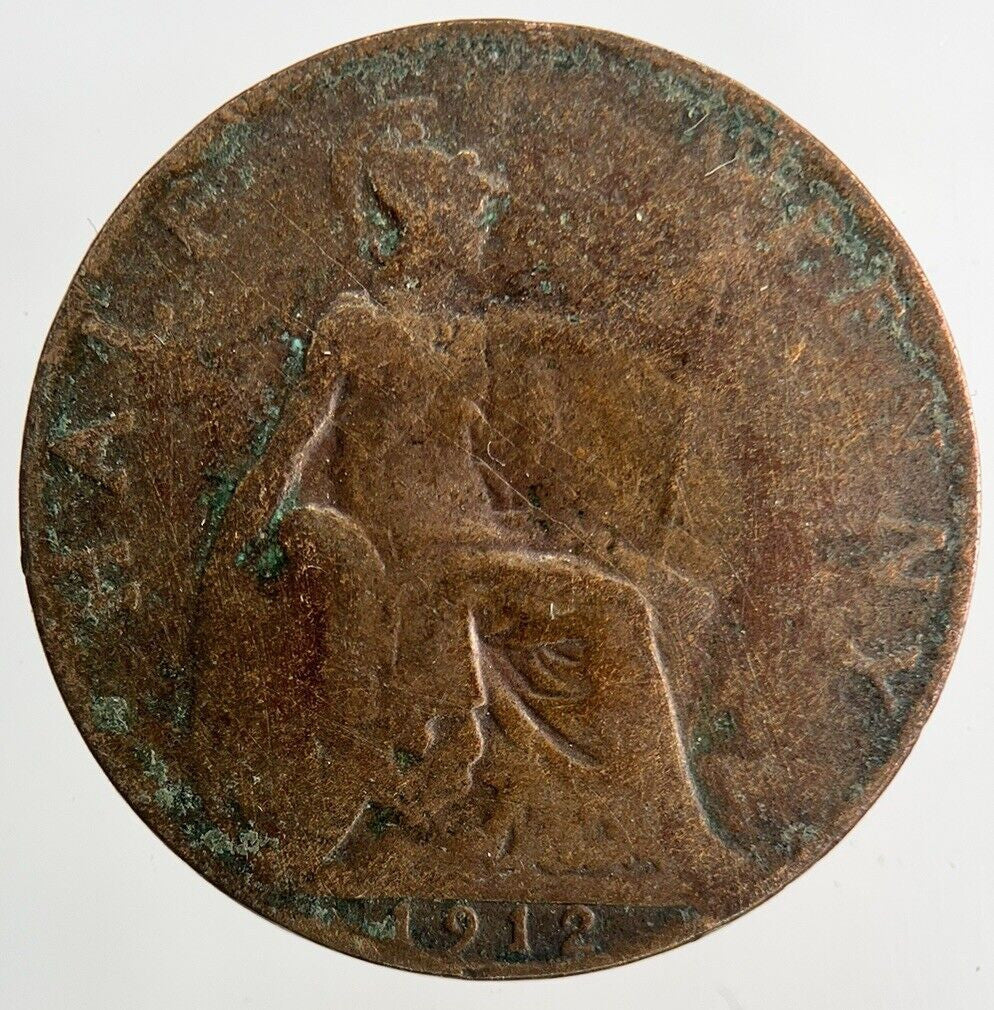 1912 George V Half - Penny Coin | Collectable Grade