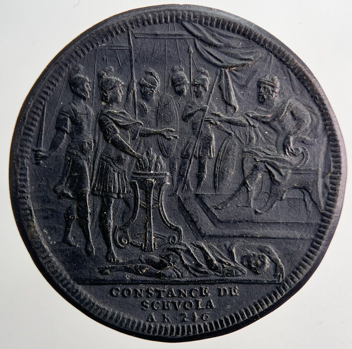 Swiss Br.Medaille (1743) Römische Geschichte, vz Coin | Vey High Grade | a6621