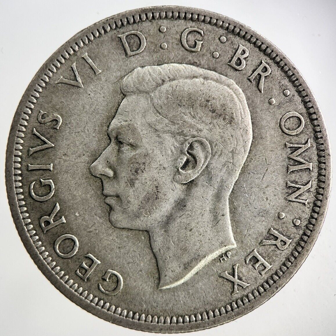 1942 George VI Half - Crown Silver Coin | Fine Collectable Grade