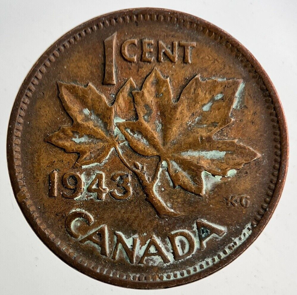 1943 Canada 1 Cent Coin | Very High Grade
