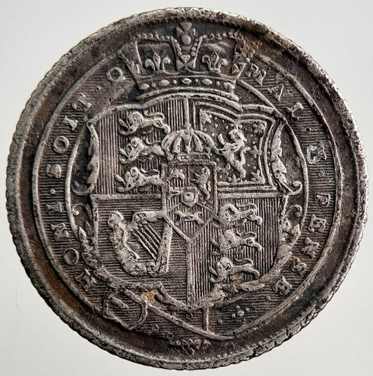 1817 George III Sixpence Silver Coin | Fine Collectable Grade | a3110