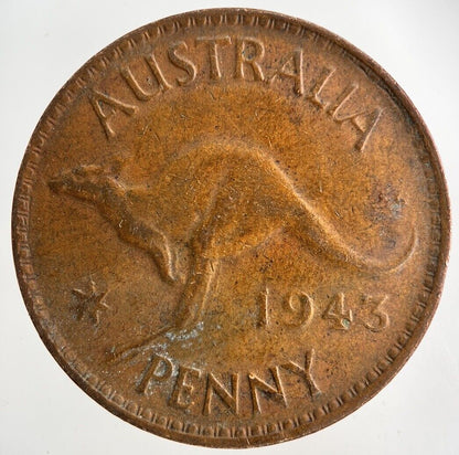 1943 Australia One Penny Coin | Fine Collectable Grade
