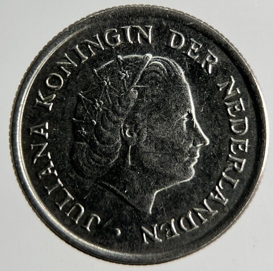 1977 Netherlands 10 Cents Coin | Fine Collectable Grade