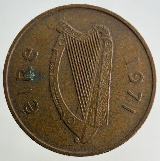 1971 Irish 2p Two - Pence Coin | Fine Collectable Grade