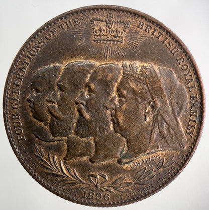 1896 Victoria Remington Typewriter Token Coin | Very High Grade