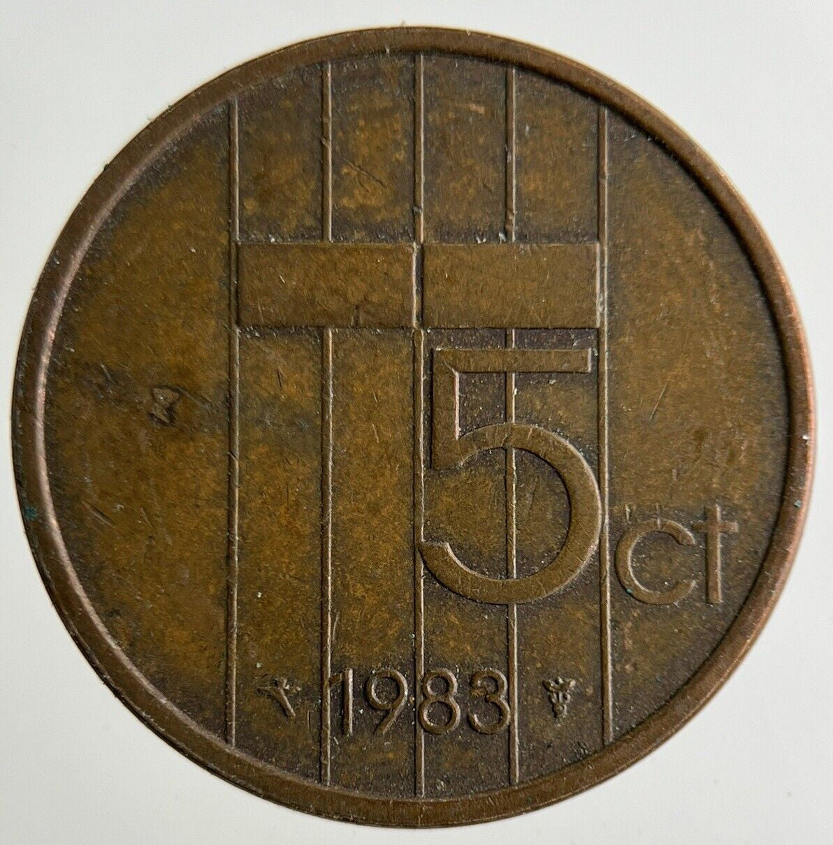 1983 Netherlands 5 Cents Coin | Fine Collectable Grade