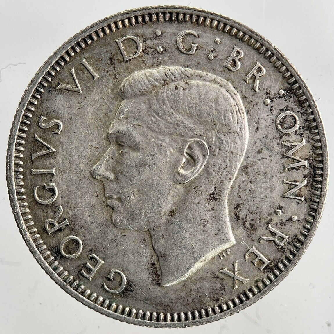 1944 George VI Shilling Silver Coin | Very High Grade