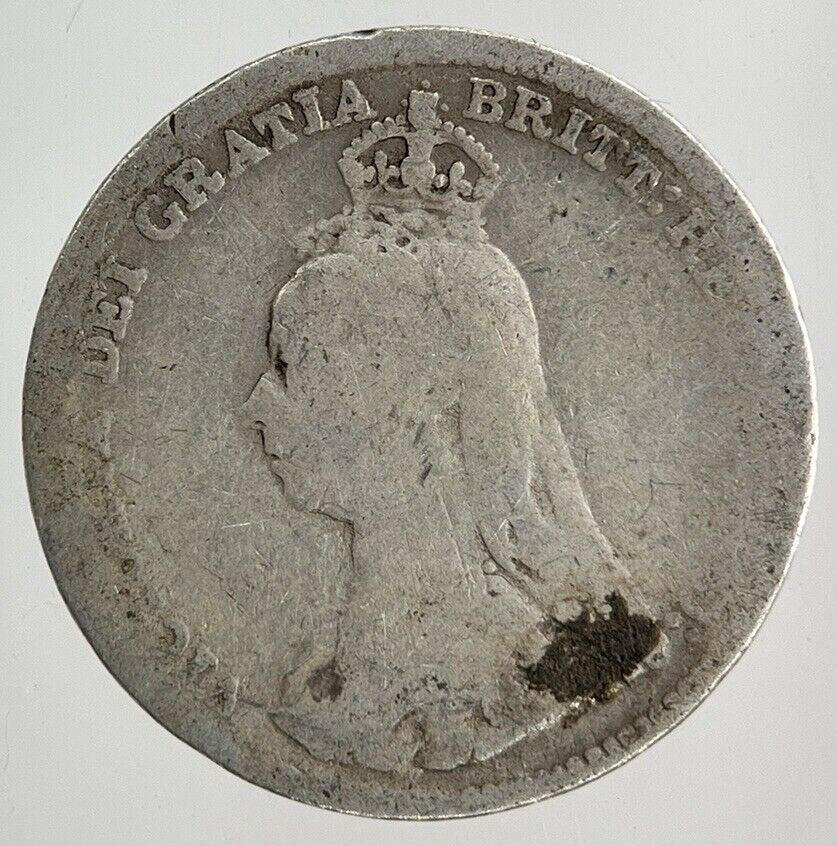 1889 Victoria Threepence Silver Coin | Collectable Grade