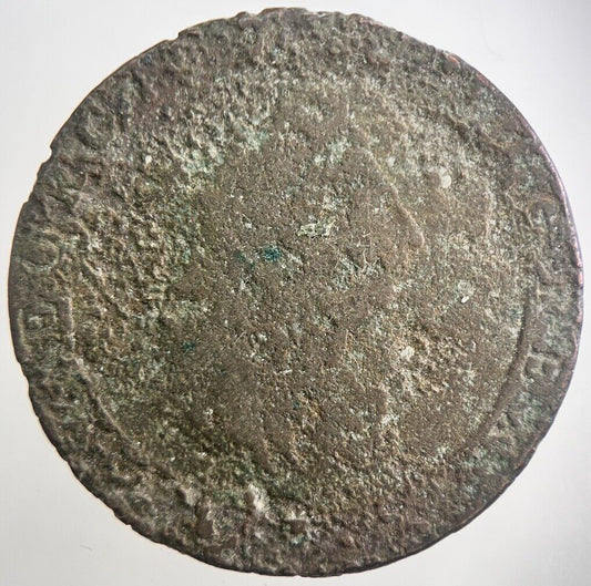 1797 George III 3rd Cartwheel One Penny Coin | Worn Grade | a1077