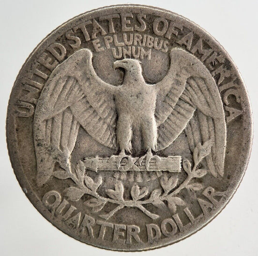 1937 US USA Quarter Dollar Silver Coin | Fine Collectable Grade