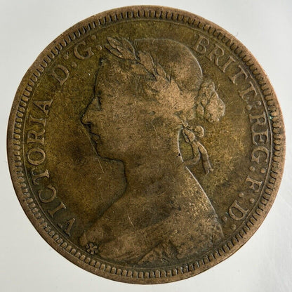 1891 Victoria Half - Penny Coin | Fine Collectable Grade