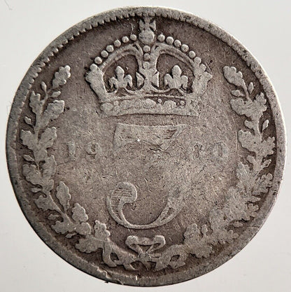 1900 Victoria Threepence Silver Coin | Collectable Grade | a3581