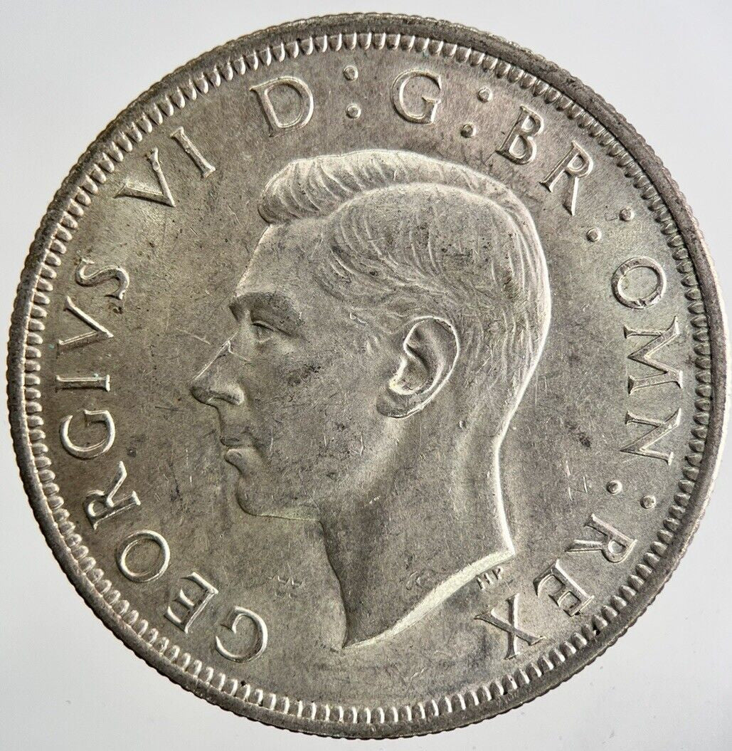 1945 George VI Half - Crown Silver Coin | Very High Grade