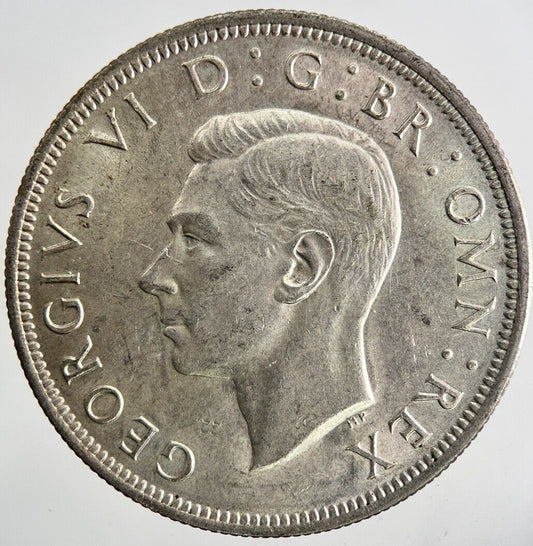 1945 George VI Half - Crown Silver Coin | Very High Grade
