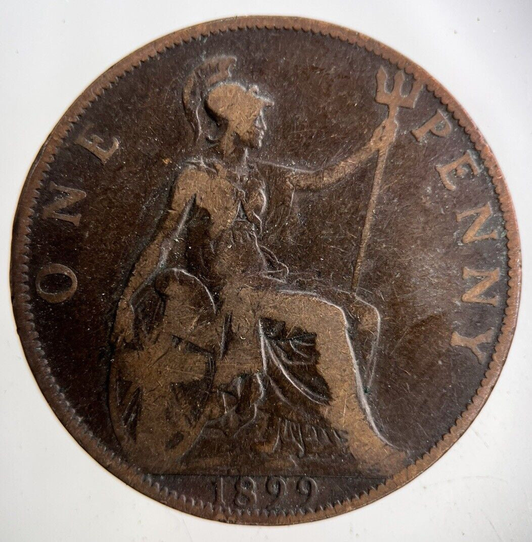 1899 Victoria One Penny Coin | Collectable Grade