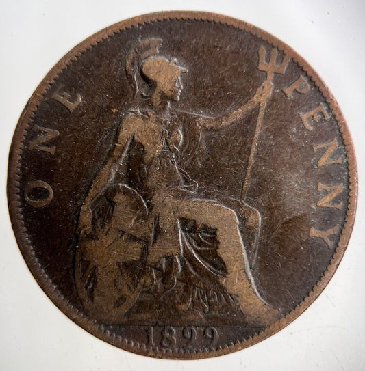 1899 Victoria One Penny Coin | Collectable Grade