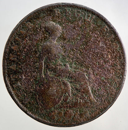 1856 Victoria Half-Penny Coin | Collectable Grade