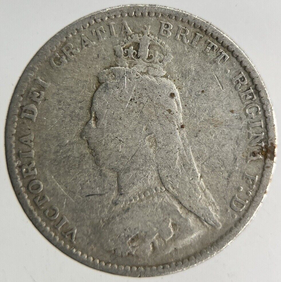 1887 Victoria Threepence Silver Coin | Collectable Grade