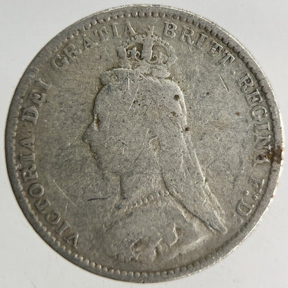 1887 Victoria Threepence Silver Coin | Collectable Grade