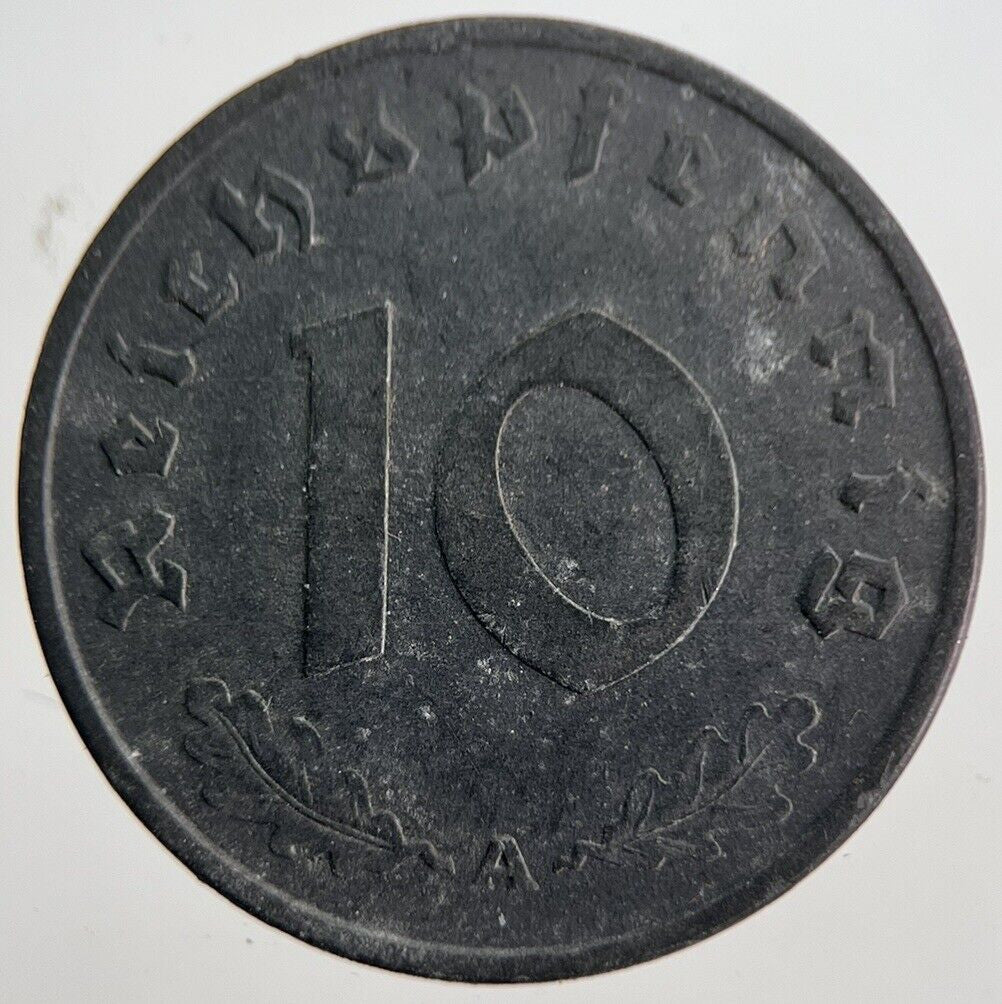 1944 - A Germany Nazi 10 Pfennig Coin | Fine Collectable Grade | a7105