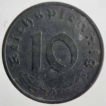 1944 - A Germany Nazi 10 Pfennig Coin | Fine Collectable Grade | a7105