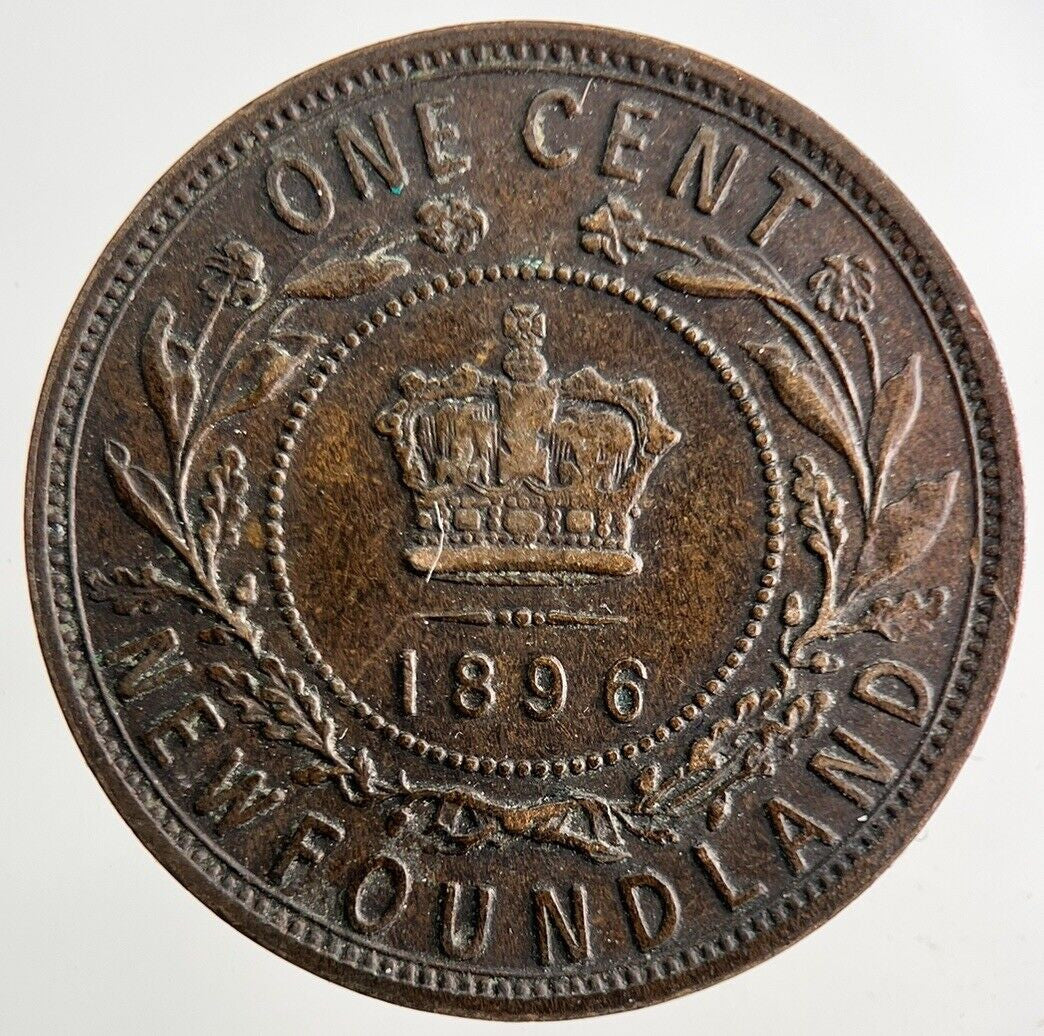 1896 Canada New Found - Land One Cent Coin | Very High Grade