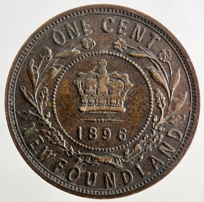 1896 Canada New Found - Land One Cent Coin | Very High Grade