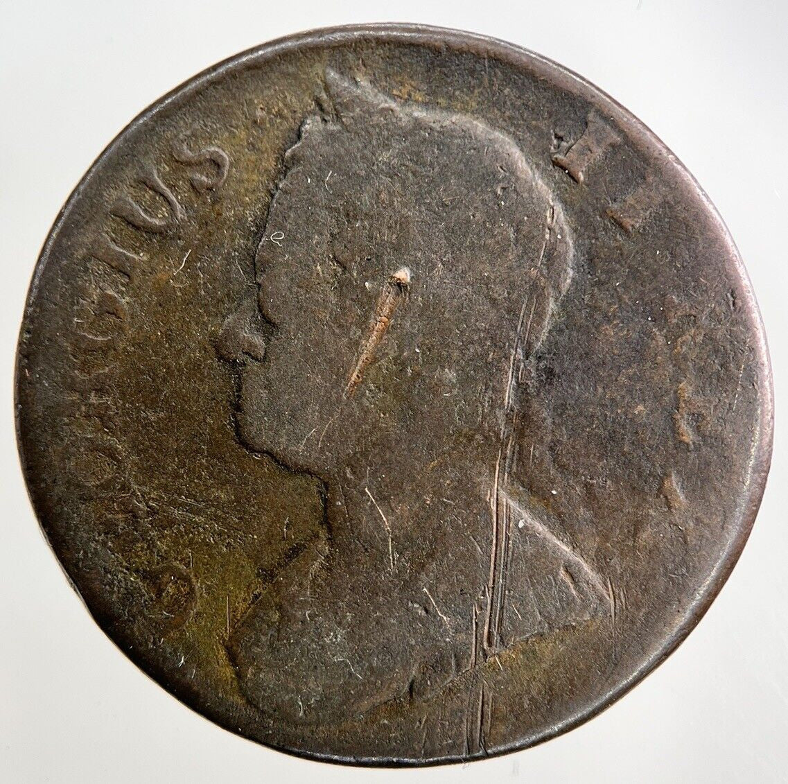 1744 George II 2nd Half-Penny Coin | Collectable Grade