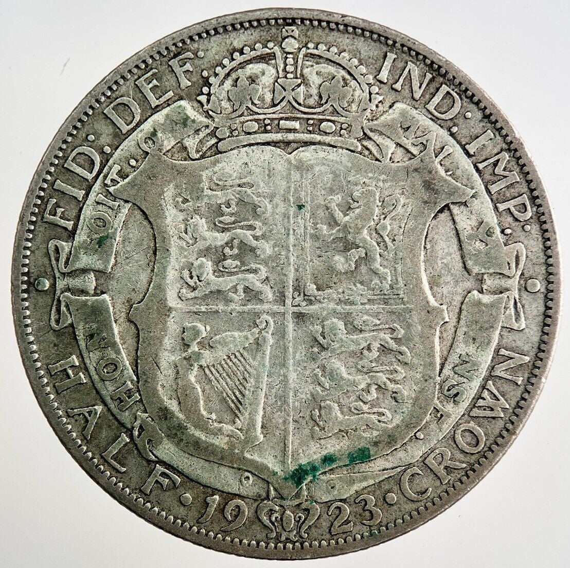 1923 George V Half - Crown Silver Coin | Collectable Grade | a8120