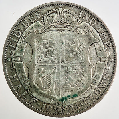 1923 George V Half - Crown Silver Coin | Collectable Grade | a8120