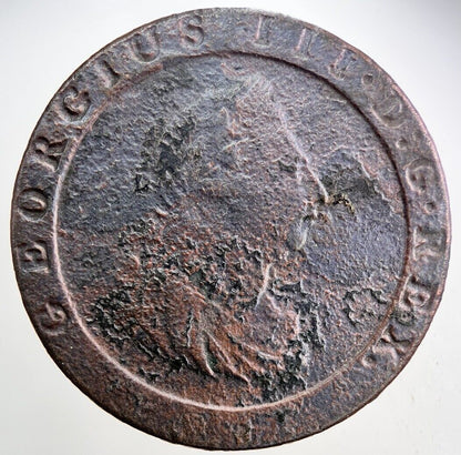 1797 George III 3rd Cartwheel Penny Coin | Fine Collectable Grade | a254