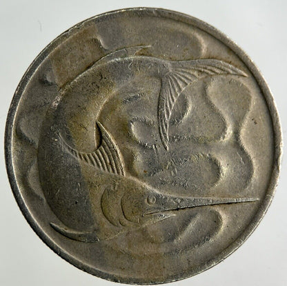 1968 Singapore 20 Cents Coin | Fine Collectable Grade