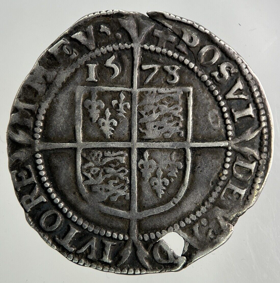 1578 Elizabeth I 1st Sixpence Hammered Silver Coin | Collectable Grade