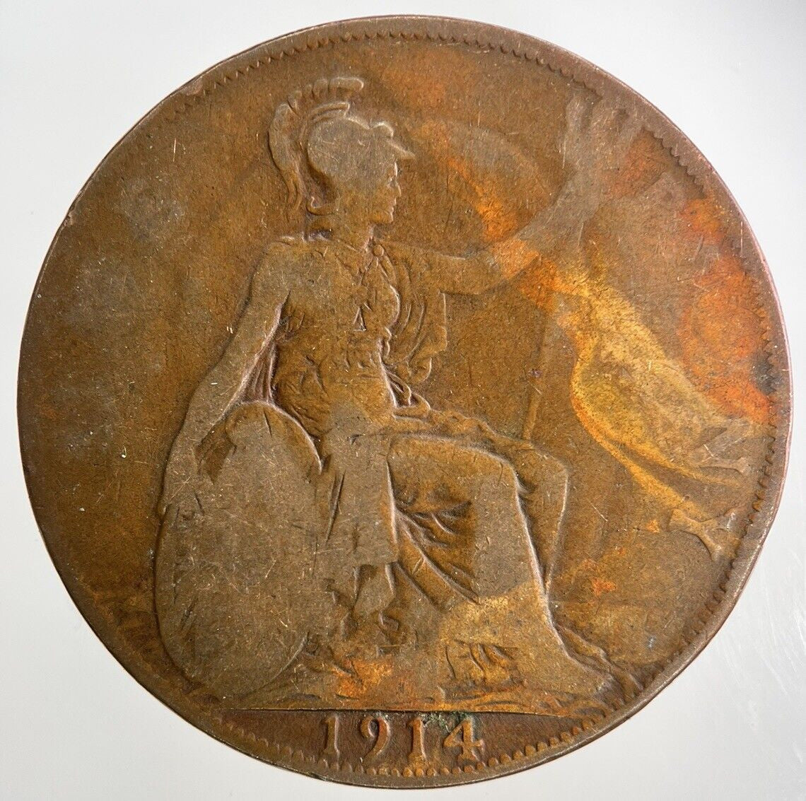 1914 George V One Penny Coin | Collectable Grade