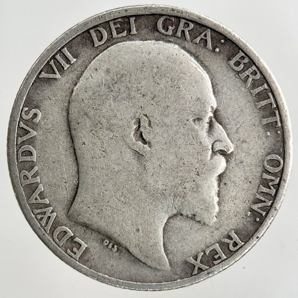 1910 Edward VII Shilling Silver Coin | Collectable Grade