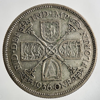 1936 George V Florin Silver Coin | Fine Collectable Grade