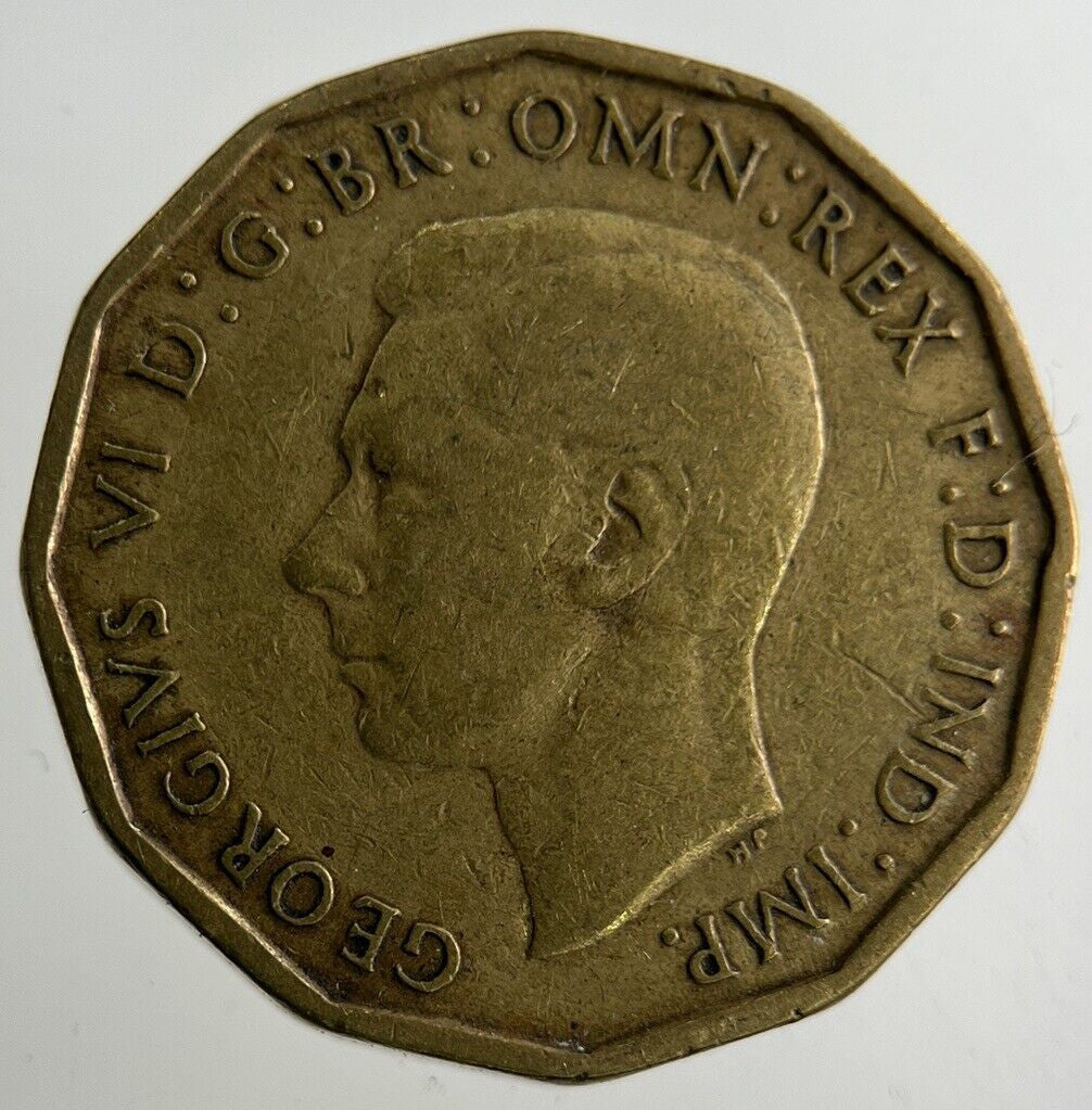 1942 George VI Threepence Coin | Fine Collectable Grade