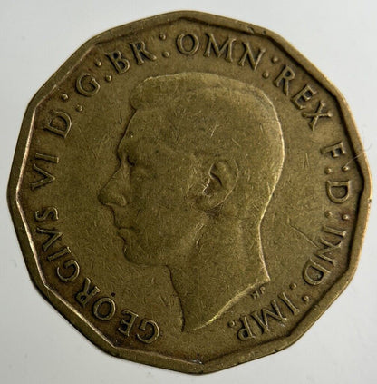 1942 George VI Threepence Coin | Fine Collectable Grade