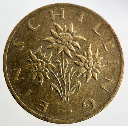 1985 Austria 1 Schilling Coin | Fine Collectable Grade