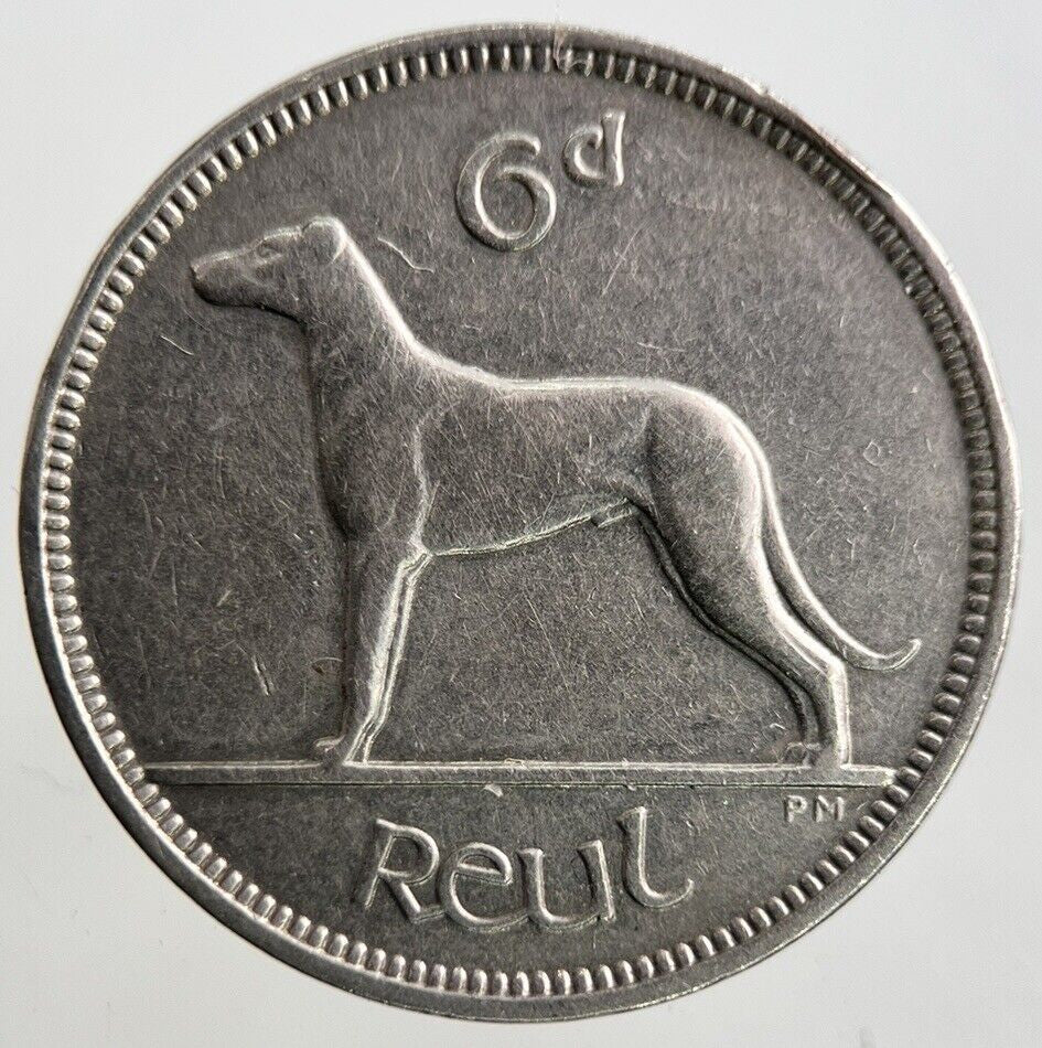 1928 Irish Sixpence Coin | Very High Grade