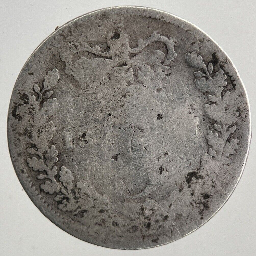 British Young Head Victoria Threepence Silver Coin | Fair Grade | a5574