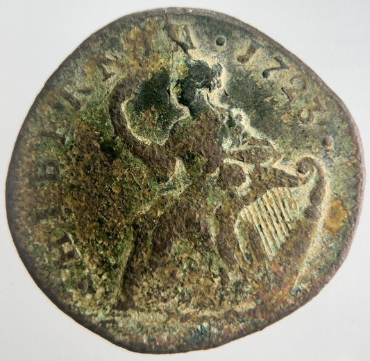 1723 Irish Hibernia Harp Half - Penny Coin | Collectable Grade