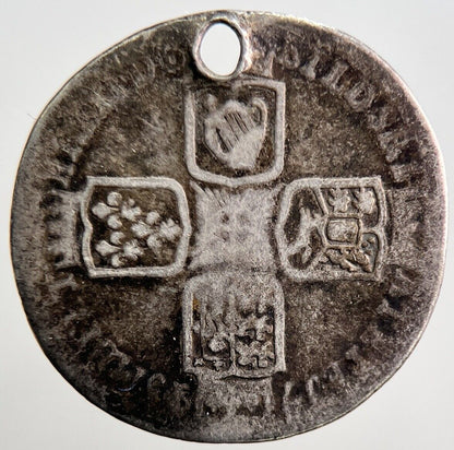 1745 George II 2nd Sixpence Silver Coin | Collectable Grade | a2910