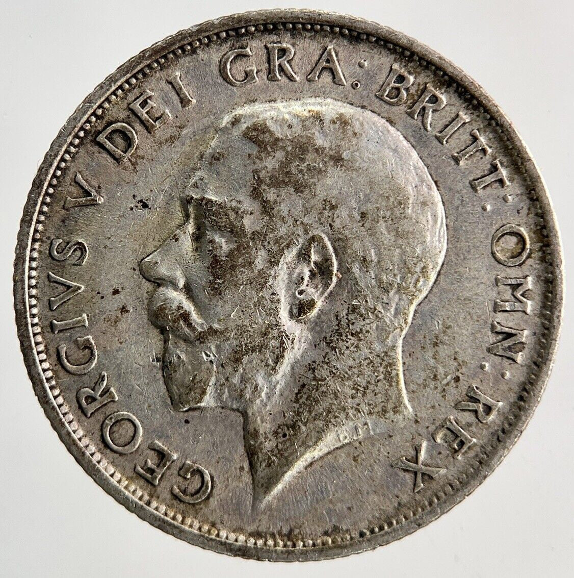 1917 George V Shilling Silver Coin | Very High Grade